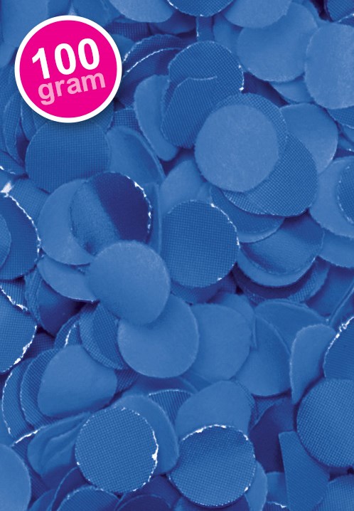 Confetti 100 gr Blauw
