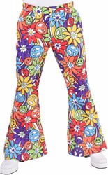 Heren Hippiebroek Smiley Peace
