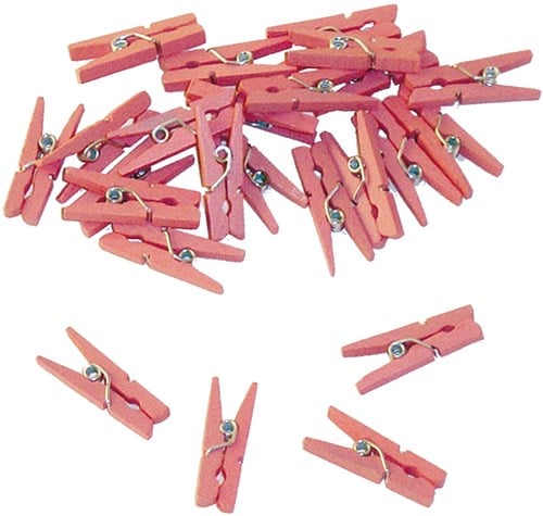Wasknijpertjes 24x Meisje