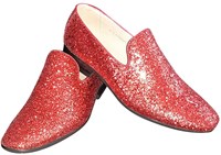 Foute Glitter Schoenen Rood voor heren
