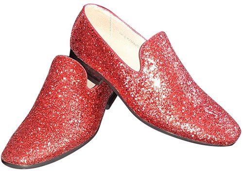 Foute Glitter Schoenen Rood voor heren