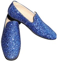 Foute Glitter Schoenen Blauw voor heren