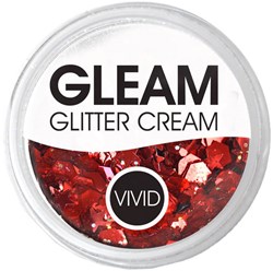 Vivid Gleam Glitter Cream Cardinal Red - 30gr