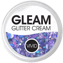 Vivid Gleam Glitter Cream Purpose Purple - 10gr