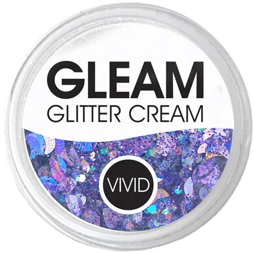 Vivid Gleam Glitter Cream Purpose Purple - 30gr