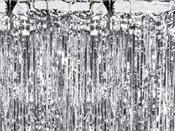 Deurgordijn Zilver Luxe - 90x250cm