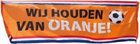 Banner Houden van Oranje 220X74CM