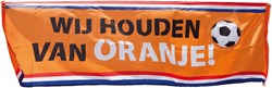 Banner Houden van Oranje 220X74CM