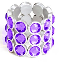 Armband Bling Bling Groot Paars