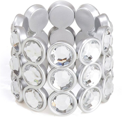 Armband Bling Bling Groot Zilver