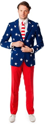 Herenkostuum OppoSuits Stars and Stripes  
