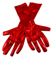 Handschoenen Metallic Rood 40cm