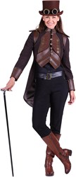 Damesjas Steampunk Luxe Bruin