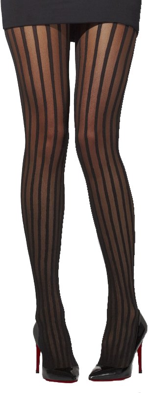 Panty met Verticale Strepen