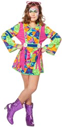 Hippiejurkje Flower Power voor meisjes 