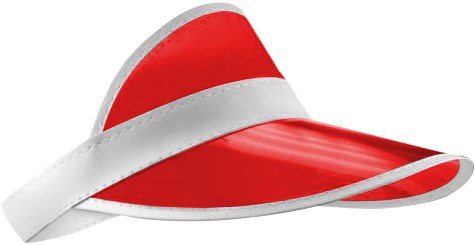 Zonneklep Rood