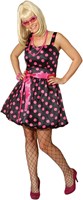 Ballonjurkje Zwart/Pink 