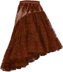 Petticoat met Kant Luxe Bruin