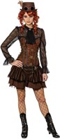 Dames Rokje Steampunk Luxe 