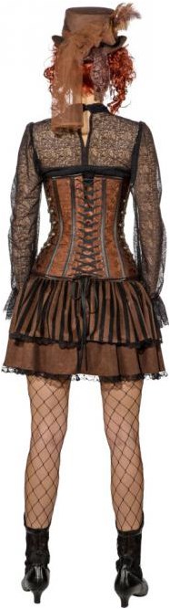Dames Rokje Steampunk Luxe -2