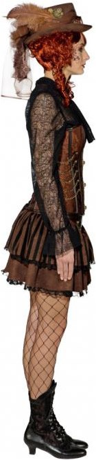 Dames Rokje Steampunk Luxe -3