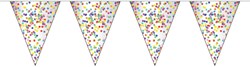 Vlaggenlijn Confetti 10m