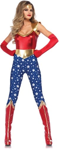Catsuit Sensational Super Hero voor dames