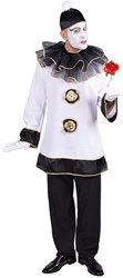 Kostuum Clown Pierrot voor heren