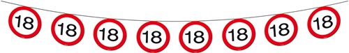 Vlaggenlijn 18 jaar Verkeersbord