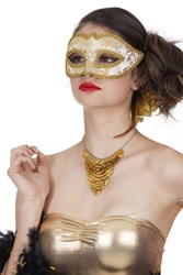Ketting Paillletten Hologram Goud