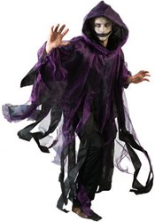 Halloween Cape Stroken Paars