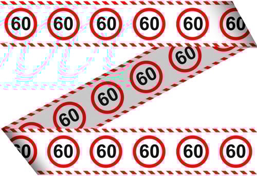 Markeerlint 60 Jaar Verkeersbord