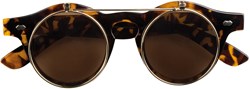 Bril Steampunk Vintage Flip-Up