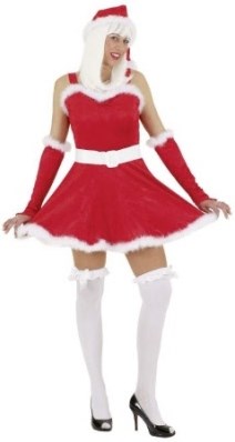 Dameskostuum Santa Girl Rood 