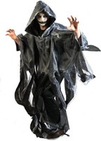 Halloween Cape Stroken Grijs