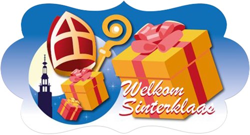 Huldeschild Welkom Sinterklaas (42x22cm)