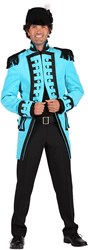Carnavalsjas Nelson Turquoise Luxe voor heren