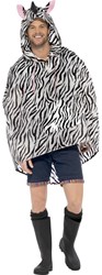 Party Poncho Zebra