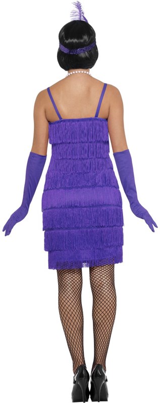 Charleston Jurk Flapper Paars -3