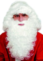 Baardstel Kerstman Luxe Wit
