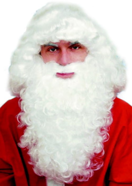 Baardstel Kerstman Luxe Wit