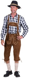 Lederhose Kniebund Bruin (rundleer) 