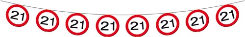 Vlaggenlijn 21 jaar Verkeersbord