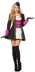 Damesjurk Garde Markiezin Zwart/Pink  