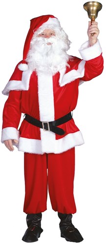Kostuum Kerstman Fluweel Imitatie