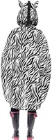 Party Poncho Zebra (Achterkant)