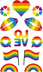 Tattoos Pride Regenboog - Rainbow