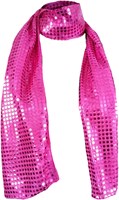 Sjaal Pailletten Disco Pink