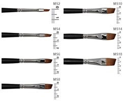 Marterhaar penseel voor olie/acryl