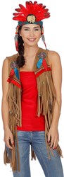 Dames Vestje Indiaanse / Hippie 